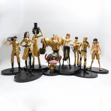 One Piece Gold theatrical version black Suit PVC Action Figure Figurine Toy  Gift