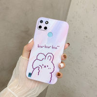 เคส C25Y Realme OPPO กระต่ายน่ารักการ์ตูนหมีน่ารักพร้อม Realme ฝาครอบโทรศัพท์ลายการ์ตูนน่ารักข้าง C25Y เคสนิ่ม TPU