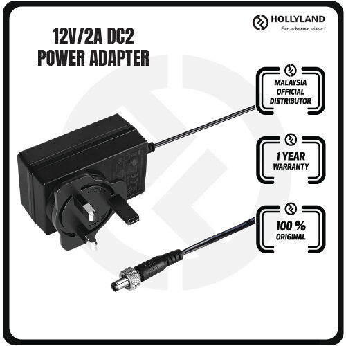 HOLLYLAND 12V 2A DC Adapter Power Supply For Mars 400S/Mars 300 Pro