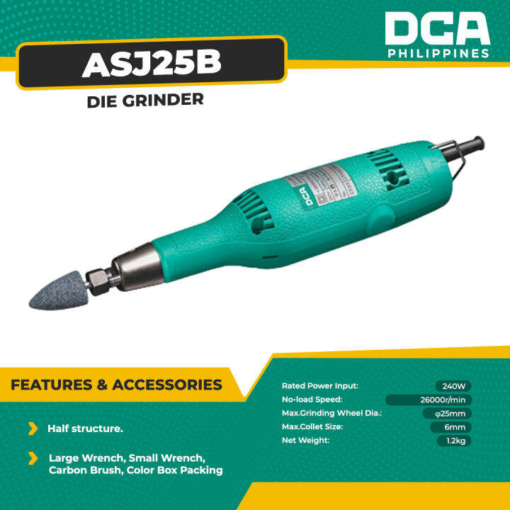 DCA ASJ25B DIE GRINDER 240W Lazada PH