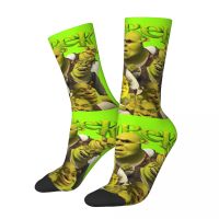 Winter Warm Funny Women Men Shrek Collage Socks Non-slip Basketball Socks Socks Tights