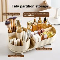 【YD】 Efficiently Organize Cosmetics with Large Capacity Rotating Makeup Display Storage for Supplies