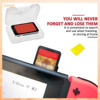 JIANGF 10pcs สากลสากลสากล กล่องเก็บของสำหรับเก็บ สำหรับ Nintendo SWITCH ตัวป้องกันป้องกัน เคสการ์ดเกม กล่องตลับเกม ที่เก็บการ์ดเกม ฝาครอบกันฝุ่น