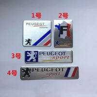 }qi โลโก้ Peugeot ที่ใช้ได้ 307 สติ๊กเกอร์ติดรถเปอโยต์ 207 โลโก้รถ 206408 สติกเกอร์โลหะตัวถังรถ 3008 ป้ายโลหะ