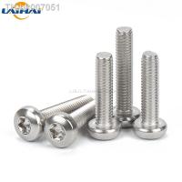 ▧  10/50/100pcs M1.4 M1.6 M2 M2.5 M3 M4 M5 M6 M8 304 A2-70 stainless steel GB2672 Six-Lobe Torx Pan Head Screw Bolt Six Lobe Round