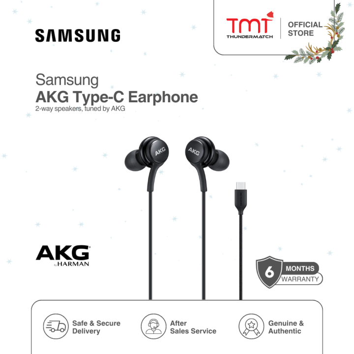 Samsung AKG TypeC Earphones Black /White Lazada