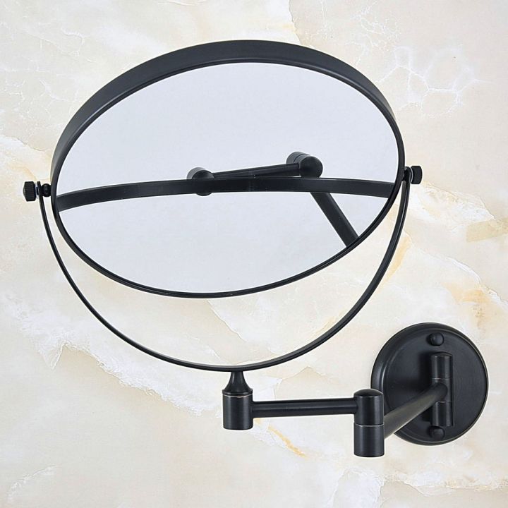 oil-rubbed-bronze-wall-mounted-folding-8-inch-vanity-double-sides-makeup-3x-magnified-round-mirror-dba634