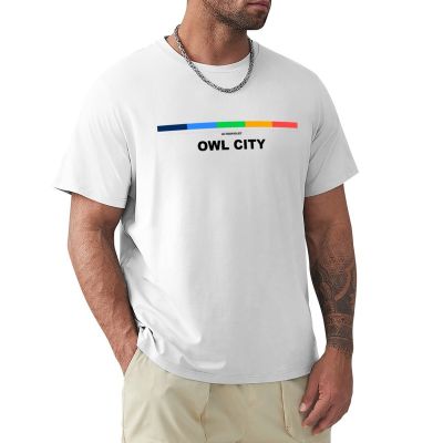 Owl City-อัลตราไวโอเลตเสื้อยืด Pakaian Kustom T