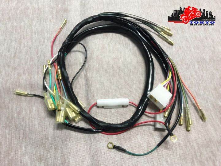 honda-cb100-cb125s-cl100-cl125s-wire-wiring-set-ชุดสายไฟ-สายไฟทั้งระบบ