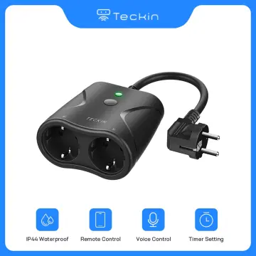 TECKIN Smart Plug WiFi Outlet 16A with Energy Monitoring works Alexa and  Google