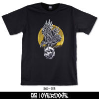 Overdose T-shirt เสื้อยืดคอกลม สีดำ รหัส BO-05(โอเวอโดส)