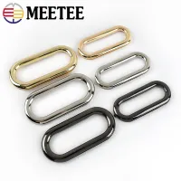 2/4/10Pcs Meetee 75mm/88mm Oval Rings Metal Handle Frame Bag Handles Bag Eyelet Frame Kiss Clasp Clutch Buckle DIY Accessories