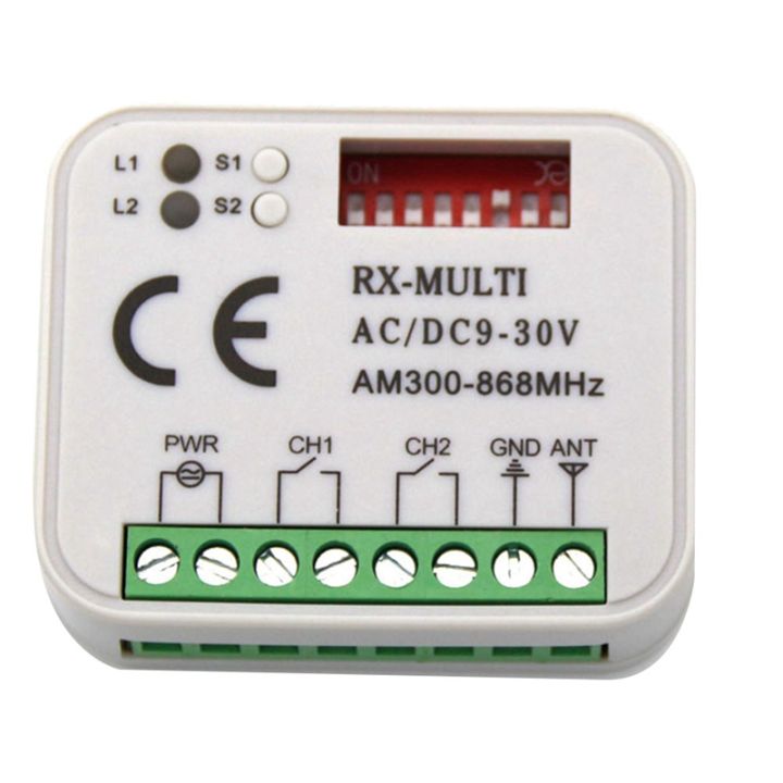 garage-gate-remote-receiver-433-868mhz-rx-multi-300-900mhz-ac-dc-9-30v-receiver-with-remote-control