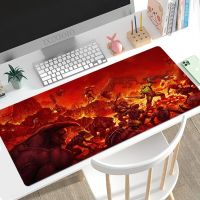 Doom Mouse Pad เกม XL ที่กำหนดเองใหม่ขนาดใหญ่ HD Mouse Pad XXL Mouse Pad เกม Office Soft Carpet แผ่นรองเมาส์คอมพิวเตอร์กันลื่น