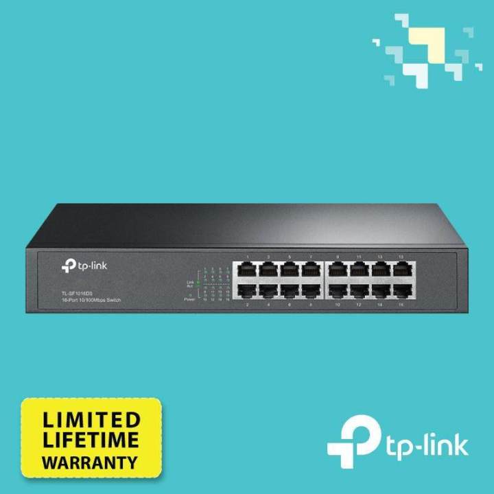 switch-hub-สวิตซ์ฮับ-tp-link-16-port-tl-sf1016ds