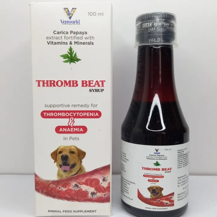 [VET SUPPORT] 1BOX THROMB BEAT SYRUP 100ml / VITAMINS & MINERALS FOR