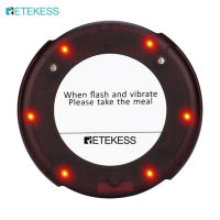 Retekess Coaster Pager เครื่องรับสำหรับ TD163ร้านอาหารการโทรแบบไร้สายระบบร้านกาแฟ Church Clinic ร้านเสริมสวย