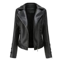 ◊▪ Faux Leather Jacket 2023 New Coat Biker Chaqueta Mujer Veste Jaqueta Couro