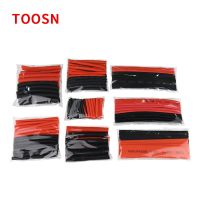 【HOT SALE】 MAS Tools TOOSN 150ชิ้นสีดำและสีแดง Polyolefin 2:1ความร้อนหด2มิลลิเมตร2.5มิลลิเมตร3.5มิลลิเมตร5มิลลิเมตร6มิลลิเมตร8มิลลิเมตร10มิลลิเมตร12มิลลิเมตรสายปลอกหุ้ม Termorattratil