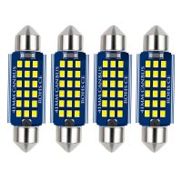 【ข้อมูล】หลอดไฟ CANBUS แสงโดมส่องแผนที่หลอดไฟภายในอาคารหลอดไฟ Festoon LED สีขาว12V-15V DC