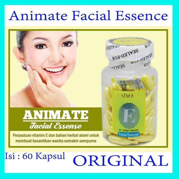 PROMO [60pcs] Serum Animate Vitamin E / Animate Vitamin E Facial