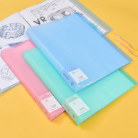 New Arrival 40 60 Pages A3 File Folder Painting Paper Organizer Storage Bag Document Sheet Protectors Book Display Stationery