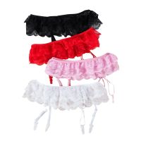 【YF】◊  Mesh Garter Waist Holder 6 Straps Elastic Suspender Pantyhose Stockings