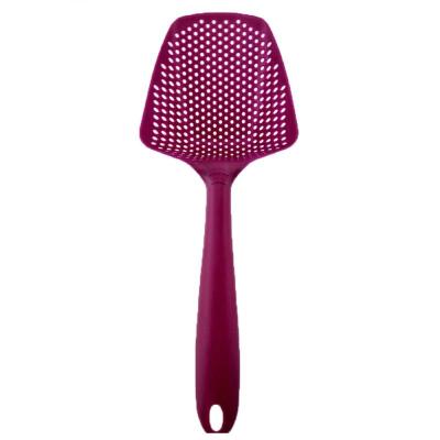 Kitchen Nylon Strainer Soup Spoon Ladle Anti-scald Skimmer Strainer Fry Food Mesh Portable Filter Home Kitchen Cooking Shovels