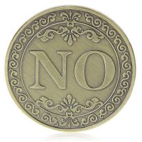 【CW】 2020 YES NO Coin Make Decision Commemorative Badge Sided Embossed Plating Collection old coins New Year