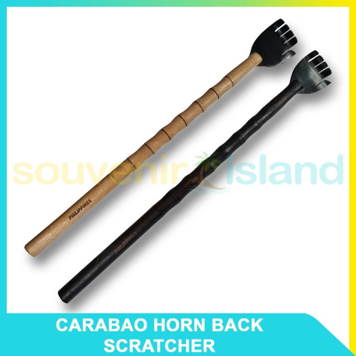 Carabao Horn Wooden Back Scratcher (Pangkamot) Philippine Souvenir ...