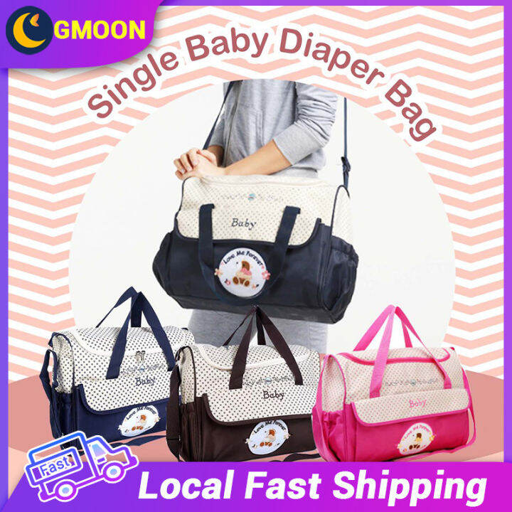 Large Baby Diaper Nappy Bag Sling Mummy Baby Bag Large Storage Capacity