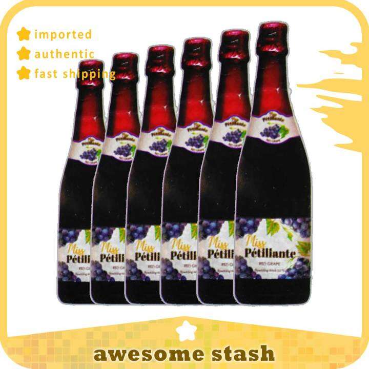 Miss Petillante Sparkling Red Grape Juice 750ml / Spain / Pack of 6