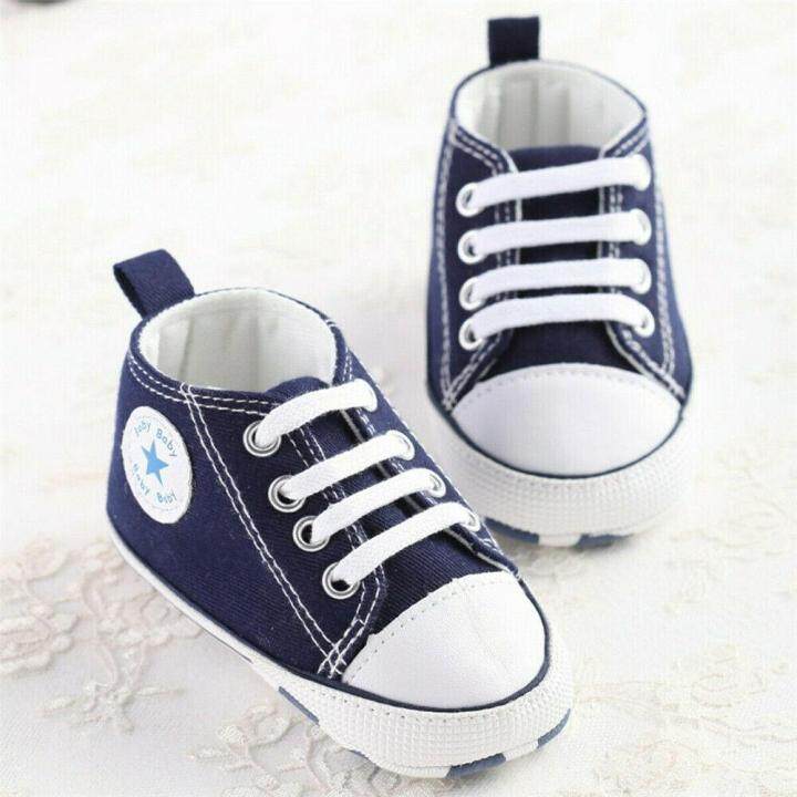 White canvas baby on sale shoes