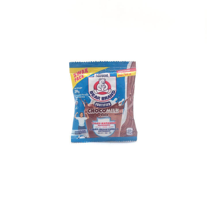 BEAR BRAND Fortified Powdered Milk Drink Chocolate 29g Lazada PH