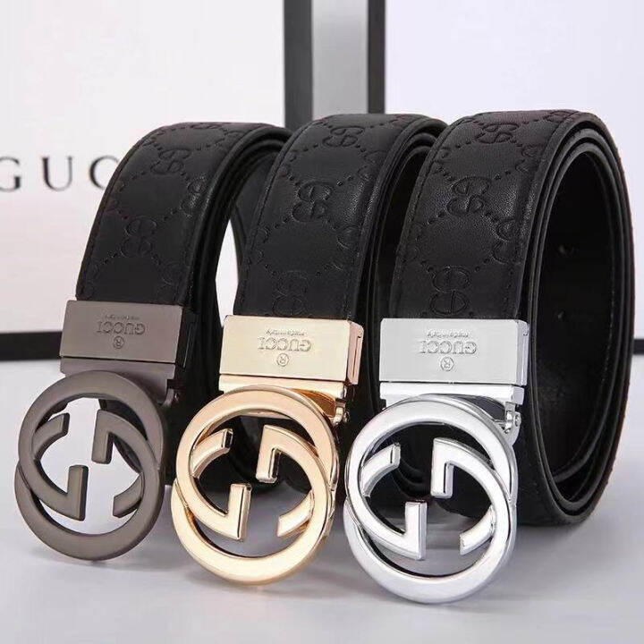 Luxury Mall 1921【With Gift Box】Men Belt Classic Retro Cowhide Belt