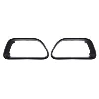 1Pair Car Front Bumper Decorative Frame Angel Eyes Refit for Citroen C5 Aircross 9817829477 9817829377 Black Spare Parts Accessories