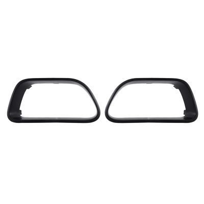 1Pair Car Front Bumper Decorative Frame Angel Eyes Refit for Citroen C5 Aircross 9817829477 9817829377 Black Accessories