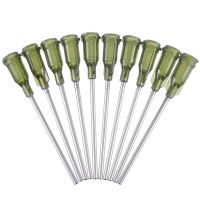 【JH】 20pcs/set Dispensing Needles Syringe Needle 1.5 quot; 14 Gauge Luer Lock for Mixing Many
