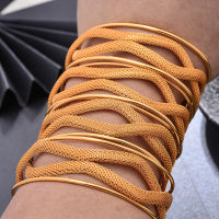 Dubai Gold 24K Bangles For women African bridal Wedding Cuff Bracelet Bangles 4Pcslot Popular jewelry