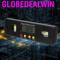 Globedealwin 360°Digital Inclinometer Level Box Protractor Angle Finder Bevel Gauge Magnet