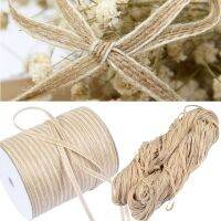 5M Natural Jute Rope Home Textile Hemp Cord Twine Braided Wedding Decor Burlap Rope Christmas Birthday Party Supplies Macrame General Craft