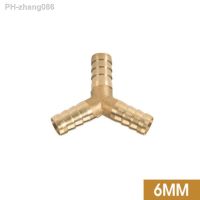 Air Water Gas Hose Connector 3 WAY Joiner Brass Durable T/Y Shaped Pagoda Joint Home Plumbing Adapter 6/8/10/12mm