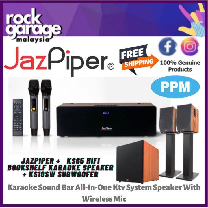 Jazpiper Karaoke Sound Bar AllInOne Ktv System With KS65 Karaoke