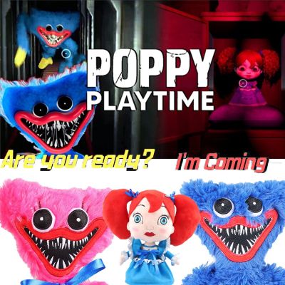 40cm Huggy Wuggy Plush Toy Playtime Game Scary Character Plush Doll Soft Kids Gift