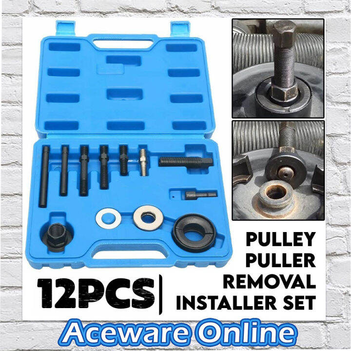 12PCS Car Power Steering Alternator Pump Pulley Puller Remover