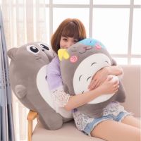 ตุ๊กตาตุ๊กตา Totoro ของเพื่อนบ้านของฉัน Hayao หมอนผ้าฝ้ายนุ่มของเล่นตุ๊กตามิยาซากิอนิเมะตุ๊กตายัดนุ่นสำหรับเด็ก