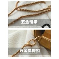 MOXIS Snake Bone Chain Bag Women Casual Organ Bag Quality PU Sling Bag Korean Style