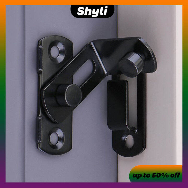 Shyli Door Lock Guard Latch Bolt 90 180 Degree Stainless Steel Toggle ...