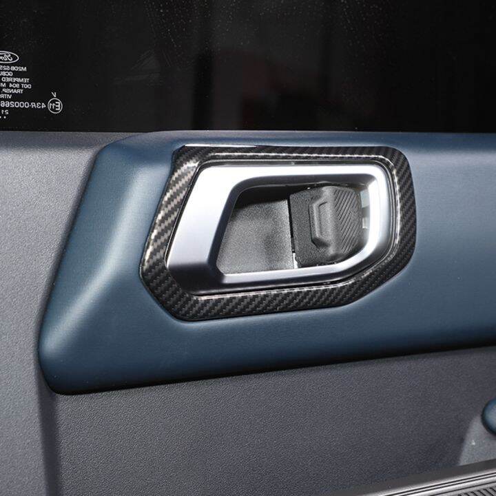 car-door-inner-handle-decoration-cover-stickers-interior-accessories-for-ford-bronco-2021-2022-abs-carbon-fiber