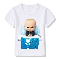 kids summer clothes 2 3 4 5 6 7 8 9 10 Years Children clothing The Boss Baby Print Funny T shirt Baby Girls Cartoon Short Sleeve Summer Tops